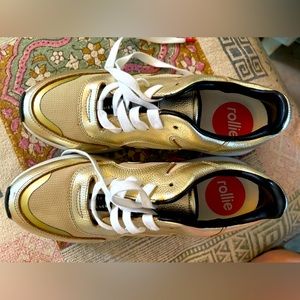 New Rollie Gold Sneaker Size 38